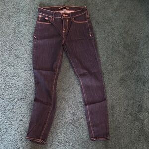 Express Dark Wash Denim Legging